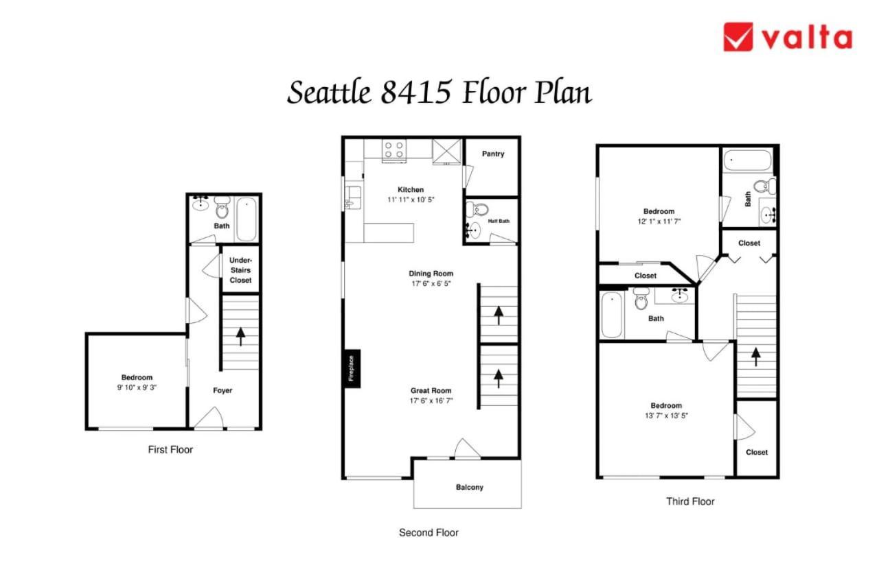 Stylish North Seattle Townhouse- Dual Master Suites ภายนอก รูปภาพ